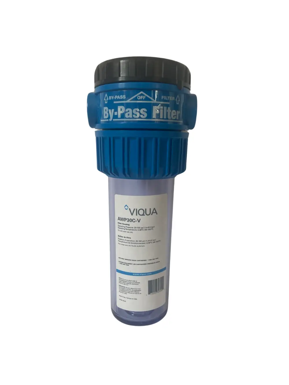 Boitier filtre de Viqua 2 1/2 x 10 pouces