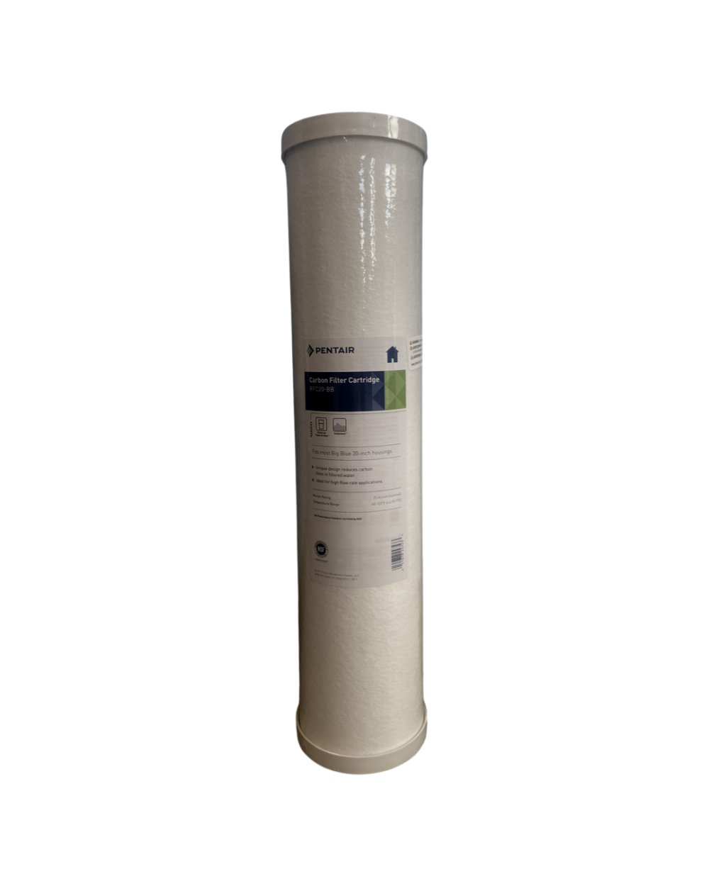 Radial-flow activated carbon cartridge 4 1/2 x 20 inches