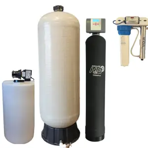 Systeme de traitement d'eau pour l'eau d'un lac