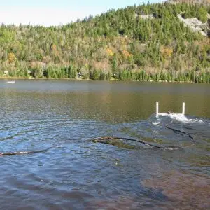 Captage d'eau en lac
