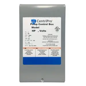 CentriPro Boîte de controle pour pompe submersible